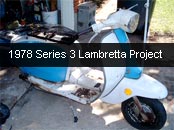 Anthony S3 Lambretta project